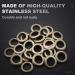 150 Sets 1/2 inch Grommet Tool Kit Bronze Metal Grommet Kit Eyelet Kit with Hole Punch for Leather  Fabric  Curtain - Buy Online on GoSupps.com