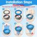 Yuragim 10-Pack Diaper Refill Cassettes | Anti-Odor Smell-Tight Design | Compatible with Diaper Pails & Litter Loose - Buy Online on GoSupps.com