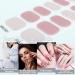 Gel Nail Stickers Semi Cured Gel Nails - 16PCS Stickers Nail Wraps Soft Self-Adhesive - Semi Cured Gel Nail Wraps Gel Nail Stickers - Glossy & Long Lasting Gel Nail Stickers Need UV Light (Nude) - Buy Online on GoSupps.com