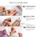 NAILOG Semi Cured Gel Nail Strips - 20 Extra Long Stickers, Glossy Coral Finish - Buy Online on GoSupps.com