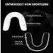 Pantha Sports Mundsprung - Optimal Breathing & Adaptability | Dental Protection for MMA Kickboxing Muay Thai Martial Arts & Hockey | Includes Transport Box - White/Black - Buy Online on GoSupps.com