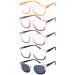Eyekepper 5-pack Reading Glasses Two Tone Women Readers +1.5 5 Pack Mix Color 1.5 x
