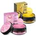 2 Packs 60 Pcs Under Eye Patches 24K Gold+Pink 30 Pairs Women Undereye Mask for Puffy Eyes Dark Circles Treatment Men Collagen Gel Pads Hydrating for Eye Bags Puffiness Wrinkle Beauty Skin Care
