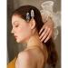 Magicsky 10PCS No Bend Hair Clips - Acrylic Resin Flat Clips for Styling, No Crease Curl Pins, Leopard White Black - Hairstyle Accessories for Women and Girls - Buy Online on GoSupps.com