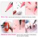 Sularpek Nail Rhinestone Picker Dotting Tool - Pink Acrylic Handle Dual End Pen for DIY Nail Art Decoration - Buy Online on GoSupps.com