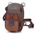 fishpond San Juan Vertical Fly Fishing Chest Pack Bag with Padded Neck Strap Saddle Brown