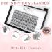 Glowing Win Eyelash Individual Cluster Lashes - 120 PCs DIY Artificial Eyelash Extensions (0.07D 20D Mix 8-14mm) - Unleash Your Beauty - Buy Online on GoSupps.com