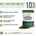 Organic Blue Spirulina Powder - 100% Pure Superfood for Smoothies & Protein Drinks - Non GMO, Gluten-Free, Dairy-Free, Vegan - USDA Certified - 30 Servings - Buy Online on GoSupps.com
