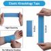 Kinesiology Tape 3 Rolls 16.4 ft - Uncut Knee & Muscle Support Athletic Sports Recovery Tape (Blue - Buy Online on GoSupps.com