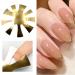 Yiifunglong Stainless Steel French Nail Template - Irregular DIY Nail Plate for Dazzling Beauty Effects - International Shipping Available - Buy Online on GoSupps.com
