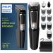 Philips Norelco Multi Groomer All-in-One Trimmer Series 3000-13 Piece Mens Grooming Kit for Beard, Face, Nose, Ear Hair Trimmer and Hair Clipper - NO Blade Oil Needed, MG3740/40 Latest Version