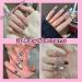 Shop Tatiwoo 56 Pcs Silver Nail Charms & Gems | Luxury Rhinestone Planet Heart Nail Art - International Shipping - Buy Online on GoSupps.com