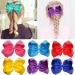 Xansema Women Girls 8 Inches Large White Hair Bow Alligator Clip - Hair Accessories - Buy Online on GoSupps.com