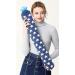 Ommda 2.5L Hot Water Bottle with Soft Knitting Cover - PVC Warm Bag for Neck Pain Relief Hand & Foot Warmer Menstrual Comfort - Blue - Buy Online on GoSupps.com