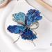 Natural Stone Crystal Ornament - Natural Butterfly Pendant with Crystal | Natural Crystal Stone Charm Smooth Polished Gemstone Charm for Parties Silver - Buy Online on GoSupps.com