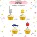 ROSTYAKZ 24pcs New York Cupcake Toppers New York Landmarks Cupcake Toppers Colorful Glitter New York City Cake Decoration for Boy Girl New York Themed Wedding/Birthday Party Supplies - Buy Online on GoSupps.com