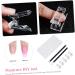 PLAFOPE 1 Set Nail Extension Set Nail Tools for Nail Art Nail Decoration Tool Nail Extension Brush Finger Extension Manicure Tool Nail Patch Fixing Clips Nail Art Tools Nail Clip Plastic - Buy Online on GoSupps.com