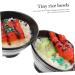 VALICLUD Portable Bag Pendant 2pcs Chain Mini Bag Novelty Present Japanese Simulation Ornament Ring Pendants Noodle Pvc Food Key - Buy Online on GoSupps.com