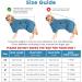 Pettom Dog Bathrobe Fast-Drying Microfiber & Super Absorbent Cotton for All Dog Sizes | S Blue - Upgraded Fabric - Buy Online on GoSupps.com