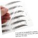 Housoutil 10 Sheets Imitation Eco Eyebrow Sticker Stickers Natural Sticker False Eyebrows Cosmetics Make up 3d 21.5X14cm Black - Buy Online on GoSupps.com