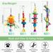 BrilliantDay 10-Pack Parrot Toys - Wooden Platforms Swings & Seats for Lovebirds Nymphensittich and Aras - Perfect for Bird Enrichment - Buy Online on GoSupps.com