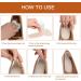 Heel Cushion Inserts for Women's Shoes | High Heel Insoles | Anti-Blister Heel Pads | Comfort Ankle Pain Relief | Non-Slip Adhesive Insoles - 3 Pairs/Colors Available - Buy Online on GoSupps.com