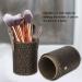 Qkiss Portable PU Leather Makeup Brush Cup Tube Holder - Travel Cosmetic Container (Bronze) - Shop Now! - Buy Online on GoSupps.com