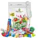 Little Vegans Sweet Company Vegan Sweets Pick and Mix - Monster 800g Bulk Bag of Classic Old Fashioned British Retro Sweets Contains Approved Halal Sweets Diary Free and Gelatine Free Sweets