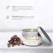 Chandelita Coffee Aroma Candle - Enhance Focus & Well-Being with Light Rum Scent - International Shipping - Buy Online on GoSupps.com