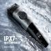 SUPRENT Beard Trimmer for Men - Waterproof IPX7 Professional Mustache Trimmer - 19 Precise Lengths - Cordless USB C Rechargeable - LED Display - Buy Online on GoSupps.com