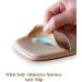 CB 4-Pair Soft Leather Metatarsal Pads for Foot Pain Relief | Ball-of-Foot Cushions Inserts for Men Women & Kids - 3mm & 6mm Thick - Buy Online on GoSupps.com