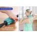 Maximex 2-in-1 Fascia & Massage Scooters 9 Independent Massage Rollers EVA Turquoise 7x41x7 cm | International Shipping - Buy Online on GoSupps.com