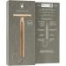 M hle Companion Razor - Unisex Safety Razor in Metal Rose Gold - Sustainable Shaving with Sand-Colored Cord - International Shipping Available - Buy Online on GoSupps.com