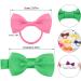 40 pcs Baby Hair Ties & 10 pcs Hair Clips Set for Toddlers - Elastic Hair Bands and Ribbon Bows, Girls Hair Accessories - Buy Online on GoSupps.com