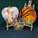 6pcs Heart-Shaped Painting Canvas Panels - Cotton Stretched Primed Blank Boards for Artists & Beginners - Buy Online on GoSupps.com