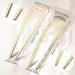 4Pcs Plus-Size U-Shaped French Hair Pins for Longer & Thicker Hair - 5.11Inch Metal Vintage Hair Sticks (2 Styles) - Buy Online on GoSupps.com