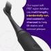 BURST Electric Toothbrush for Adults - Charcoal Black Soft Bristles - 3 Sonic Modes for Deep Clean, Stain & Plaque Removal - Teeth Whitening, Sensitive, Massage - Black - Buy Online on GoSupps.com