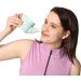 Ceramic Neti Pot with 5 Sachet Neti Salt - Mint Green, 250ml Capacity - Microwave Safe - Buy Online on GoSupps.com