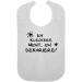 Funny Waterproof Adult Bib - 'I Don't Spill I Decorate' - Perfect Gift for Pensioners - White Eating Apron - Buy Online on GoSupps.com