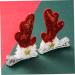 Beaupretty Kids Pairs Elk Sequin Barrette Xmas Hair Accessories Xmas Hair Decorations Reindeer Hairpin kids barrettes for hair Holiday Hair Clips fabric child two piece suit elk Fabric - Buy Online on GoSupps.com