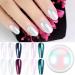 Chrome Nail Powder Set - Metallic Mirror Effect, Mermaid Aurora, White Pearl, Holographic Glitter Dust - Nail Art Decoration Kit - Buy Online on GoSupps.com