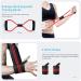 16pcs Resistance Bands Set with Handles - Premium Strength Training & Fitness Kit - Buy Online on GoSupps.com