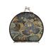 Vnurnrn Antique Art Makeup Small Mirror for Handbags Foldable Compact Mirror Portable Folding Mirror Pocket Mirror for Travel