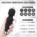 Waterproof Rechargeable Handheld Back Massager for Muscle Recovery - Black (6 * 1.5 INCH) - Buy Online on GoSupps.com