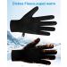 Anqier Touchscreen Gloves for Men & Women - Windproof Thermal Softshell Cycling Jogging & Skiing - Black - Buy Online on GoSupps.com