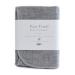 IPPINKA Nawrap Organic Binchotan Face Towel  Naturally Anti-Odor  Gray/Ivory