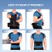 Back Brace Posture Corrector - Adjustable Lightweight Support for Men & Women | Pain Relief for Neck Back & Shoulders - Buy Online on GoSupps.com