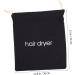 FOYTOKI 2pcs Hair Dryer Storage Bag Mini Hairdryer Bag Drawstring Shark Hair Dryer Toiletey Fabric Black - Buy Online on GoSupps.com