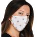 Mulberry Silk Face Mask by 22Silk - Fashionable Reusable & Adjustable Women s Face Mask 3D Chin Design for Flattering Fit & Comfort Breathable Cooling 100% Grade 6A Silk (Star - White)