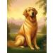 Reofrey DIY Diamond Painting Kits for Adults Dog  Diamond Art Animal Full Drill Round Rhinestone Diamond Painting Accessories  Cross Stitch Embroidery Canvas for Crafts Decor (30x40 cm/ 12x16 inch) 5